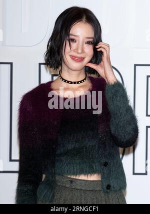 Seoul, South Korea. 1st Sep, 2023. South Korean model Irene, attends a photocall for the DIOR Lady Dior Celebration Exhiibition in Seoul, South Korea on September 1, 2023. (Photo by: Lee Young-ho/Sipa USA) Credit: Sipa USA/Alamy Live News Stock Photo