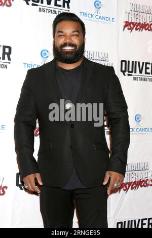 LOS ANGELES - AUG 30:  Adrian Dev at the Trauma Therapy - Psychosis LA Screening at the Fine Arts Theater on August 30, 2023 in Beverly Hills, CA Stock Photo