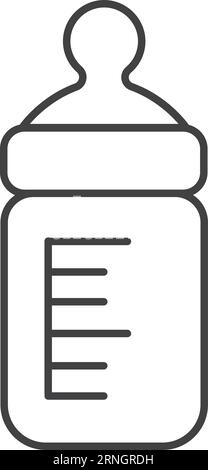 Nipple icon, outline style Stock Vector Image & Art - Alamy