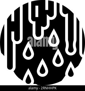 abnormal bleeding disease symptom icon doodle illustration Stock Vector ...