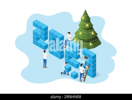 Happy new year 2023 celebration holiday background vector Stock Vector