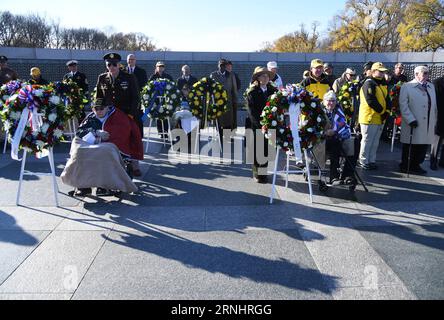 USA: Gedenken an Angriff auf Pearl Harbour vor 75 Jahren (161207) -- WASHINGTON D.C., Dec. 7, 2016 -- Pearl Harbor survivor veterans attend the 75th anniversary commemoration of Pearl Harbor attack, at the National World War II Memorial in Washington D.C., the United States, Dec. 7, 2016. ) U.S.-WASHINGTON D.C.-PEARL HARBOR-ANNIVERSARY COMMEMORATION YinxBogu PUBLICATIONxNOTxINxCHN   USA Remembrance to Attack on Pearl Harbour before 75 Years  Washington D C DEC 7 2016 Pearl Harbor Survivor Veterans attend The 75th Anniversary Commemoration of Pearl Harbor Attack AT The National World was II Mem Stock Photo
