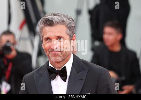 Patrick Dempsey red carpet Ferrari Venice 2023 Stock Photo - Alamy