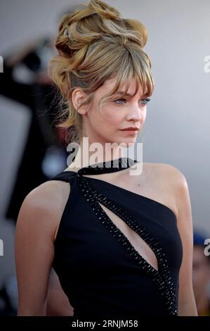 Venice, Italy. 01st Sep, 2023. Barbara Palvin attends a red carpet for the movie 'Poor Things' at the 80th Venice International Film Festival at on Friday, September 1, 2023 in Venice, Italy. Photo by Rocco Spaziani/UPI Credit: UPI/Alamy Live News Stock Photo