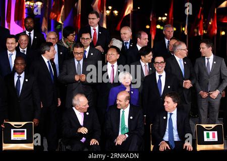 (170317) -- BADEN-BADEN(GERMANY), March 17, 2017 -- Participants wait for a family photo session during the G20 Finance Ministers and Central Bank Governors meeting in Baden-Baden, Germany on March 17, 2017. ) GERMANY-BADEN-BADEN-G20-MEETING LuoxHuanhuan PUBLICATIONxNOTxINxCHN   bath bath Germany March 17 2017 Participants Wait for a Family Photo Session during The G20 Finance Minister and Central Bank Governors Meeting in bath bath Germany ON March 17 2017 Germany bath bath G20 Meeting LuoxHuanhuan PUBLICATIONxNOTxINxCHN Stock Photo