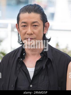 (170523) -- CANNES, May 23, 2017 -- Actor Masatoshi Nagase poses for a photocall of the film Hikari (Radiance) during the 70th Cannes Film Festival at Palais des Festivals in Cannes, France, on May 23, 2017. ) (dtf) FRANCE-CANNES-70TH CANNES FILM FESTIVAL-HIKARI XuxJinquan PUBLICATIONxNOTxINxCHN   Cannes May 23 2017 Actor Masatoshi NAGASE Poses for a photo call of The Film Hikari Radiance during The 70th Cannes Film Festival AT Palais the Festivals in Cannes France ON May 23 2017 dtf France Cannes 70th Cannes Film Festival Hikari XuxJinquan PUBLICATIONxNOTxINxCHN Stock Photo