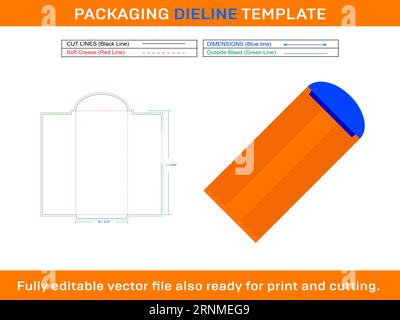 Invite Envelope Die line Template, SVG, EPS, PDF, DXF, Ai, PNG, JPEG Stock Vector