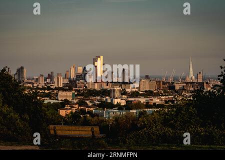 City of London Skyline view from Richmond Stock Photo