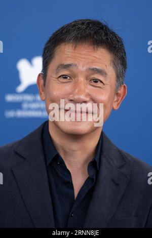 Venice, Italy. 02nd Sep, 2023. Tony Leung Chiu-Wai attending the Golden Lion For Lifetime Achievement & 'The Lion's Share: A History Of The Mostra' Photocall as part of the 80th Venice Film Festival (Mostra) in Venice, Italy on September 02, 2023. Photo by Aurore Marechal/ABACAPRESS.COM Credit: Abaca Press/Alamy Live News Stock Photo