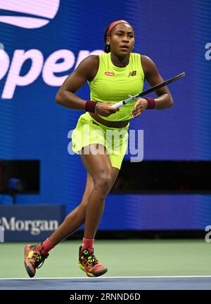 September 7,2023: CoCo Gauff (USA) defeated Karolina Muchova (CZE) 6-4 ...