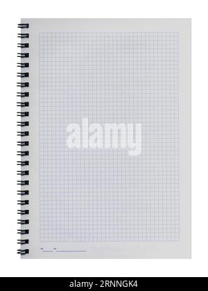 Spiral notebook isolated on white background Stock Photo - Alamy