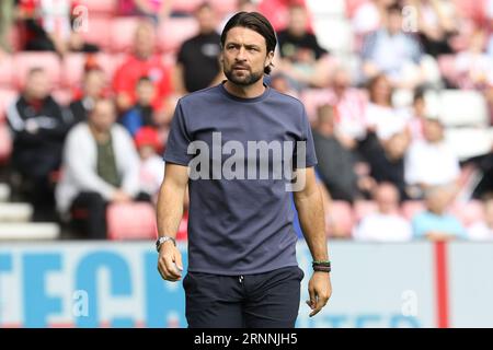 Southampton manager Russell Martin on the touchline during the pre