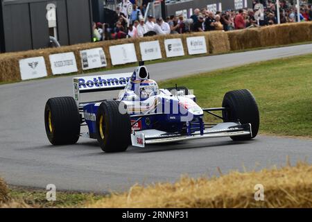 Ted Zorbas, Williams Renault FW19, 30 years of the Festival of Speed, a selection of some of the finest cars and bikes from all motoring categories th Stock Photo