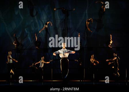 (170727) -- JOHANNESBURG, July 27, 2017 -- Dancers perform Big City, Big Dreams during a dress rehearsal at?Joburg?Theatre, in Johannesburg, South Africa, on July 27, 2017. Dress rehearsal of Big City, Big Dreams by?Joburg?Ballet,?Moving Into Dance Mophatong and Vuyani Dance Theatre?before its first show was held here Thursday. Big City, Big Dreams , a creative production combining classical ballet with contemporary and street dance, will be shown here from July 28 to Aug. 6.?) SOUTH AFRICA-JOHANNESBURG-DANCE- BIG CITY, BIG DREAMS -DRESS REHEARSAL ZhaixJianlan PUBLICATIONxNOTxINxCHN   Johannes Stock Photo