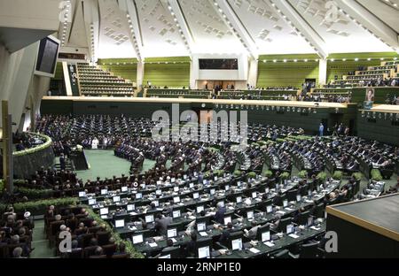 (170805) -- TEHRAN, Aug. 5, 2017 -- Photo taken on Aug. 5, 2017 shows Hassan Rouhani s inauguration ceremony as Iranian President in Iran s parliament in Tehran, capital of Iran. Hassan Rouhani was sworn in as Iranian President for his second term on Saturday and vowed to continue constructive interaction with the international community. ) IRAN-TERAHN-ROUHANI-PRESIDENT-INAUGURATION CEREMONY AhmadxHalabisaz PUBLICATIONxNOTxINxCHN   TEHRAN Aug 5 2017 Photo Taken ON Aug 5 2017 Shows Hassan Rouhani S Inauguration Ceremony As Iranian President in Iran S Parliament in TEHRAN Capital of Iran Hassan Stock Photo