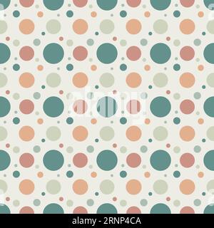 Seamless pattern circle geometric shape design of abstract texture background illustration Stock Vector