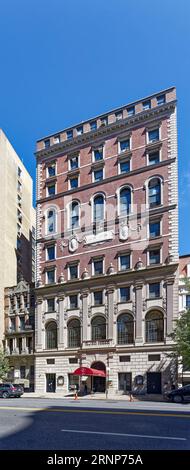 Upper West Side: The Jewish Center is a century-old Orthodox synagogue and community center, and a NYC designated landmark at 131 West 86th Street. Stock Photo