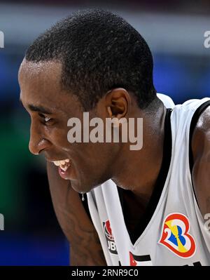 Manila, Philippines. 2nd Sep, 2023. Rondae Hollis-Jefferson of Jordan is seen during the classification round 17-32 match between Jordan and Mexico at the 2023 FIBA World Cup in Manila, the Philippines, Sept. 2, 2023. Credit: He Changshan/Xinhua/Alamy Live News Stock Photo