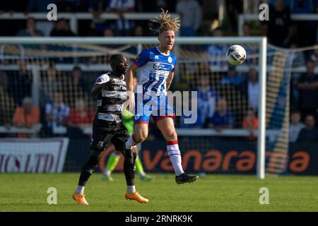 Hartlepool United's Kieran Burton during the Vanarama National League match  between Altrincham and Hartlepool United at