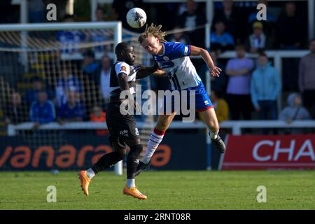 Hartlepool United's Kieran Burton during the Vanarama National League match  between Altrincham and Hartlepool United at