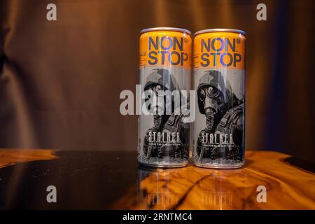 NON STOP STALKER Limited Edition Empty Can Energy Drink 250ml. 2023 Ukraine