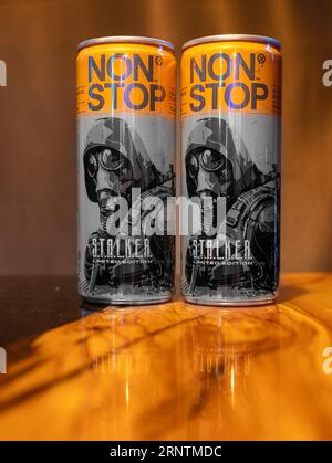 NON STOP STALKER Limited Edition Empty Can Energy Drink 250ml. 2023 Ukraine