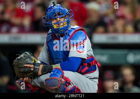 Chicago Cubs catcher Yan Gomes (7) plays in a game against the San  Francisco Giants during a MLB spring training baseball game, Saturday, Mar  19, 2022, in Scottsdale, Ariz. (Chris Bernacchi/Image of
