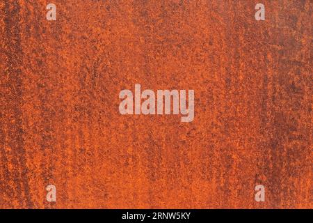 Rusty metallic surface on wall Stock Photo