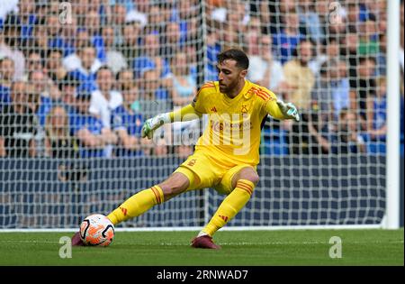 London, UK. 2nd Sep, 2023. Matt Turner Goalkeeper for Nottingham Forest during the Chelsea vs Nottingham Forest Premier League match at Stamford Bridge London Credit: MARTIN DALTON/Alamy Live News Stock Photo