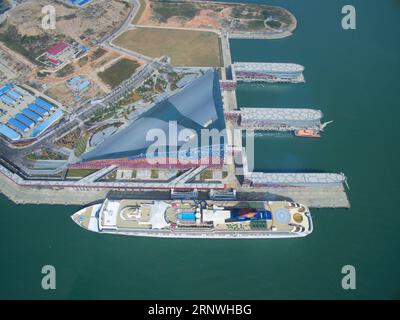 (171221) -- BEIJING, Dec. 21, 2017 -- Photo taken on Nov. 16, 2016 shows the Prince Bay Cruise Homeport in Shenzhen, south China s Guangdong Province. The port runs direct ferry connections from Shenzhen to Zhuhai, Hong Kong and Macao. From Guangdong to Hong Kong and Macao, can people work in one city and sleep in another? With the help of infrastructure connectivity, it becomes achievable to establish a one-hour circle within the Greater Bay Area in the near future. The Guangdong-Hong Kong-Macao Greater Bay Area, as a city cluster involving overall population of 66 million in south China, enc Stock Photo