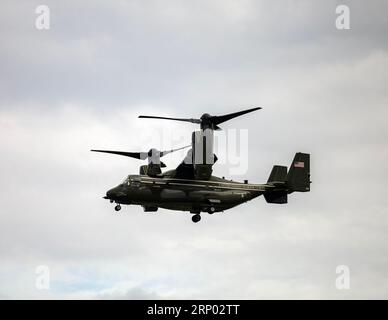 Gainesville, FL USA. 02 SEP 2023. Air Force One Carrying U.S. President Joseph R. Biden Jr. at the Gainesville Regional Airport. Biden was in Florida to tour Live Oak, FL after Hurrican Idalia. Credit: Bill Ragan/Alamy Live News Stock Photo