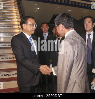 (180508) -- TOKYO, May 8, 2018 -- Chinese Premier Li Keqiang arrives in Tokyo, capital of Japan, for an official visit to Japan and the 7th China-Japan-Republic of Korea (ROK) leaders meeting, May 8, 2018. ) (lb) JAPAN-TOKYO-CHINA-LI KEQIANG-VISIT PangxXinglei PUBLICATIONxNOTxINxCHN Stock Photo