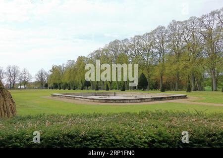 Schloss Castle Hasenwinkel Hotel in Bibow, Mecklenburg-Vorpommern in Germany Stock Photo