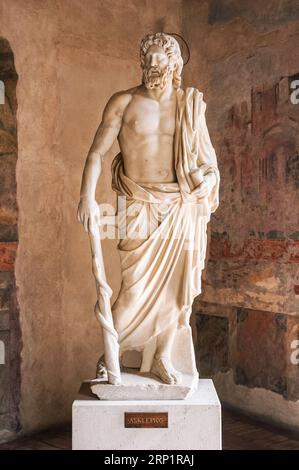 Rome, Italy, August 24, 2008: God Asclepius. Altemps Palace Stock Photo