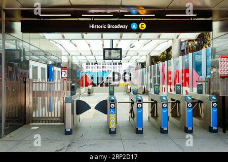 Downtown LA Los Angeles California USA Stock Photo