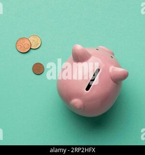 Top view financial elements arrangement Stock Photo