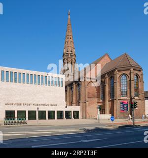 Anneliese Brost Musikforum Ruhr, Concert Hall, former Church of St. Mary, Bochum, Ruhr Area, North Rhine-Westphalia, Germany Stock Photo