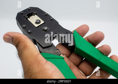 the crimping tools object Stock Photo