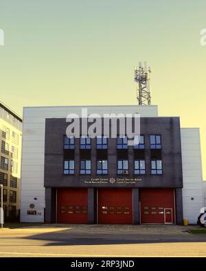 Cardiff Central Fire Station. 2023 Stock Photo