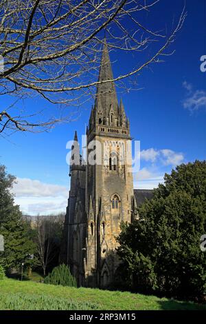 Llandaff Cathedral, Cardiff, South Wales. Stock Photo