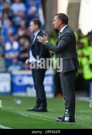 Celtic manager Brendan Rodgers during the cinch Premiership match at ...