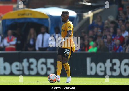 Selhurst Park, Selhurst, London, UK. 3rd Sep, 2023. Premier League Football, Crystal Palace versus Wolverhampton Wanderers; Credit: Action Plus Sports/Alamy Live News Stock Photo