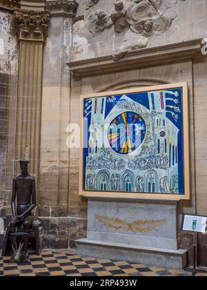 Saint Merry Church, Catholic Church with Artworks, Paris, France, Europe, EU. Stock Photo