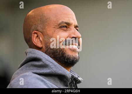 ARNHEM - AZ Alkmaar coach Pascal Jansen during the Dutch Eredivisie match between Vitesse Arnhem and AZ Alkmaar at the Gelredome on September 3, 2023 in Arnhem, the Netherlands. ANP ED VAN DE POL Stock Photo