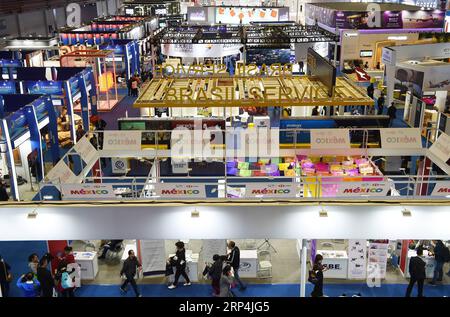 (181110) -- SHANGHAI, Nov. 10, 2018 -- Visitors are seen at the Trade in Services area of the first China International Import Expo (CIIE) in Shanghai, east China, Nov. 10, 2018. The CIIE concluded here on Saturday. )(zyd) (IMPORT EXPO)CHINA-SHANGHAI-CIIE-CONCLUSION (CN) HanxYuqing PUBLICATIONxNOTxINxCHN Stock Photo