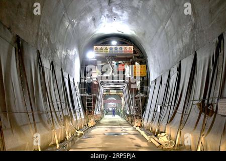 (181221) -- BEIJING, Dec. 21, 2018 -- File photo taken on Sept. 24, 2018 shows the interior of the Ngong tunnel of the Standard Gauge Railway (SGR) in Nairobi, capital of Kenya. In past years, China and African nations have deepened mutual assistance in development and made concerted efforts in building a closer China-Africa community with a shared future. ) AFRICA-CHINA-COOPERATION-CONSTRUCTIONS WangxTeng PUBLICATIONxNOTxINxCHN Stock Photo