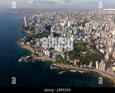 salvador, bahia, brazil - june 1, 2023: Aerial view of Salvador city. Stock Photo