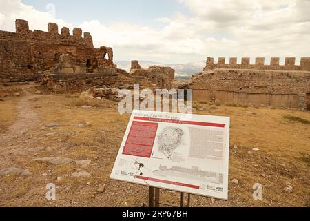 Larissa Castle, Argos, peloponnese greece Stock Photo