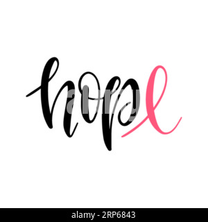 Hope ,typography t shirt design, tee print, t-shirt design, lettering t shirt design, Silhouette t shirt design Stock Vector