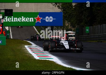 #40 Liam Lawson, (NZL)Alpha Tauri, Honda during the Italian GP, Monza 31 August-3 September 2023 Formula 1 World championship 2023. Stock Photo